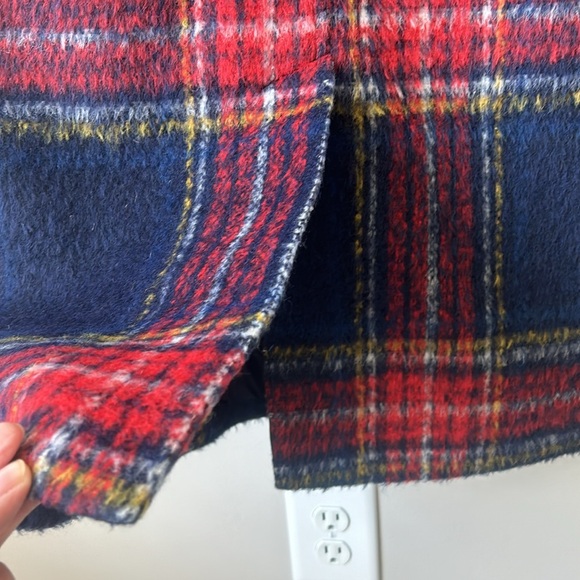 Old Navy Plaid Long Coat XS - Picture 7 of 9